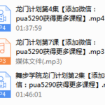 2018年《龙门计划1.0》