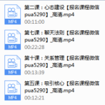 恋爱基础视频课