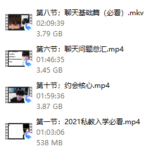 2021梵公子私教内部课
