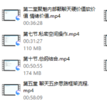 聚魅情感女神倒追的秘密第一期内部课程