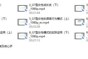 李越《GT（Green Tea）型女性魅力课》