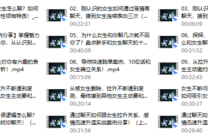 爱上情感：超级聊天库（通过聊天，也可以轻易吸引女生）