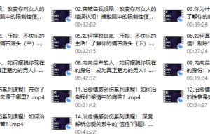 爱上情感：心态建设（以良好的心态面对女人，面对生活）