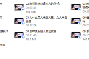 席瑞·高情商沟通课（完结）